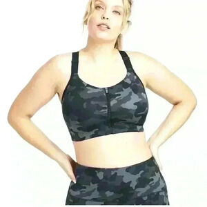 All in Motion Black Camo Sports Bra
